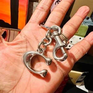 Coach Silver Keychain Accessory